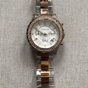 Rose gold Michael Kors watch